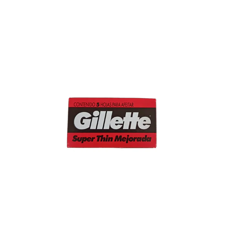 GILLETTE SUPER THIN MEJORADA HOJAS AFEITAR X5 (10)