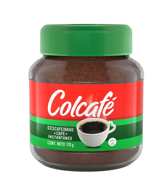 COLCAFE DESCAFEINADO INSTANTANEO FRASCO 170gr