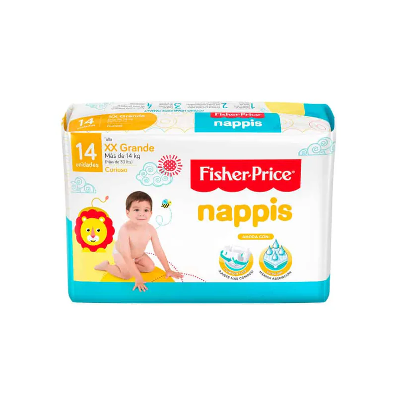 PAÑAL NAPPIS FP XXG PQT14UN 20