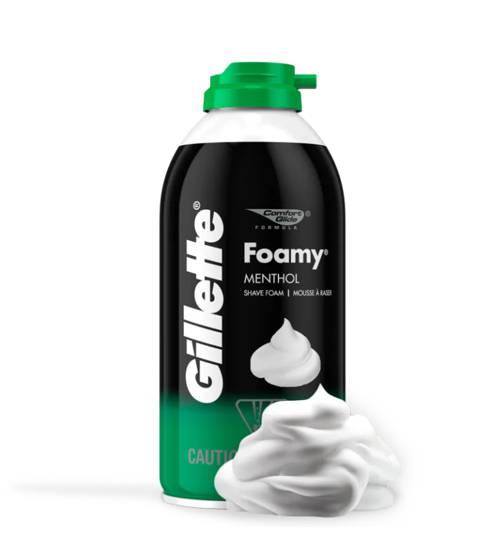 GILLETTE FOAMY ESPUMA AFEI MENTOL 175G