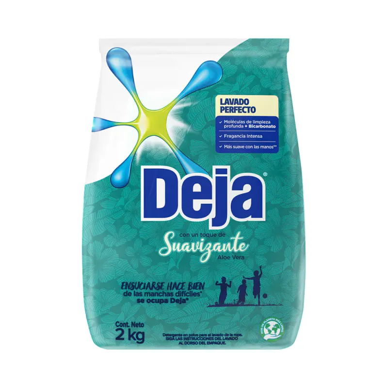 DETERGENTE DEJA SUAVIZANTE ALOE 2KG POLVO