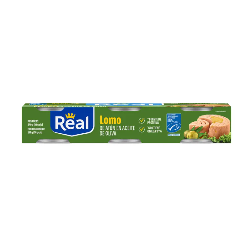 ATUN REAL ACEITE DE OLIVA 80G X3 (20)