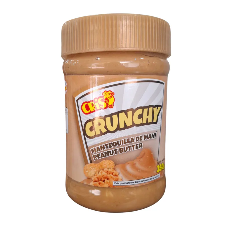 CRIS MANTEQUILLA DE MANI CRUNCHY PEANUT BUTTER 350G