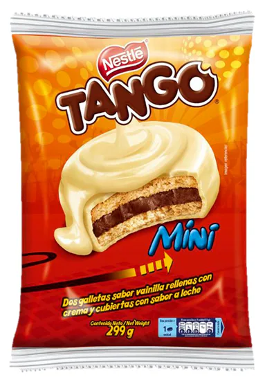 FUNDA DE MINI TANGO BLANCO 20X299G