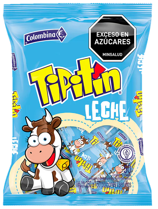 CHUPETAS TIPITIN LECHE X15BL X50U