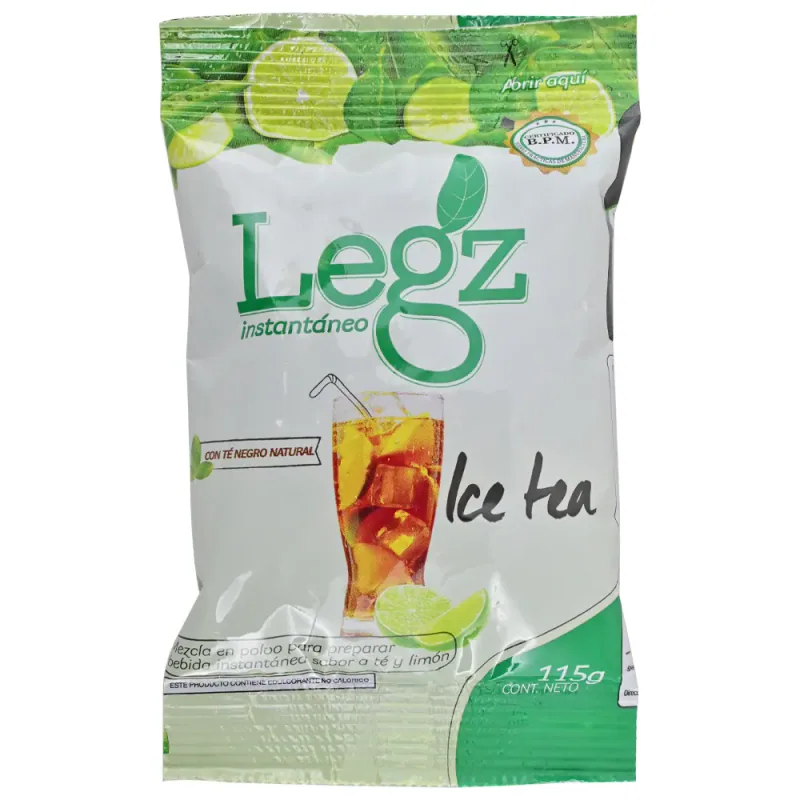 ICE TE NEGRO LIMON 115GRX6 LEGZ