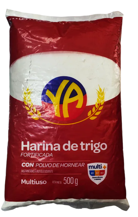 HARINA YA CON POLVO DE HORNEAR 500GR
