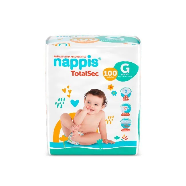 PAÑAL NAPPIS GRANDE 3 F / 100 U 3 FD