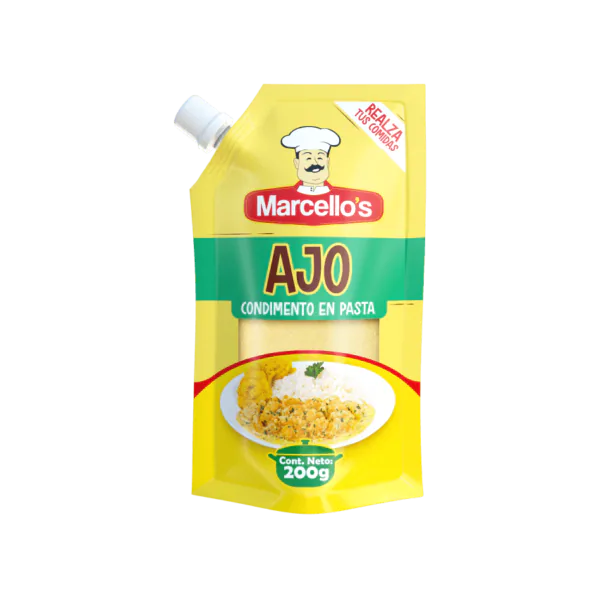 PASTA DE AJO MARCELLOS DOYPACK 200 G