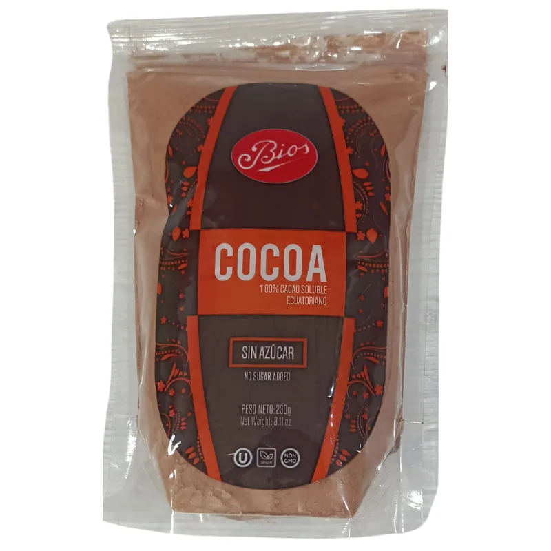 BIOS COCOA SIN AZUCAR 230G