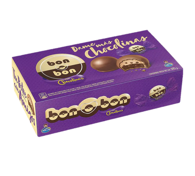 BON O BOON CON CHOCOLINAS 270G 18UX 15G