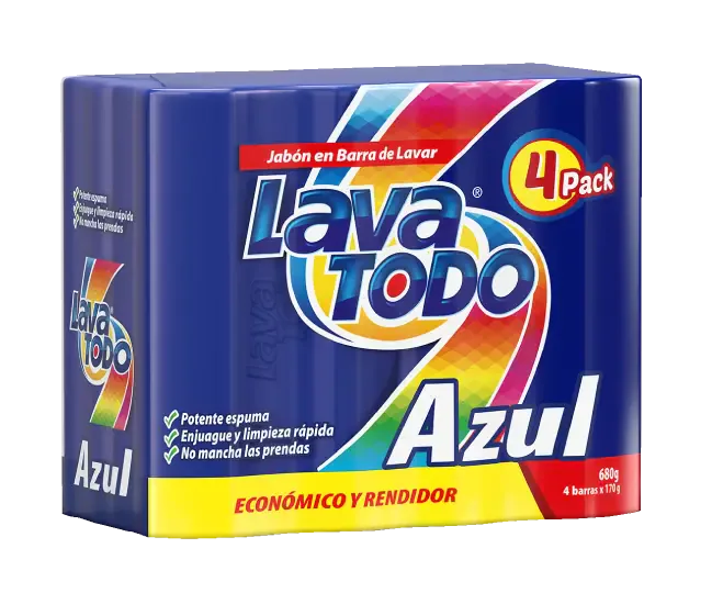 JABON LAVA TODO AZUL X4 920G