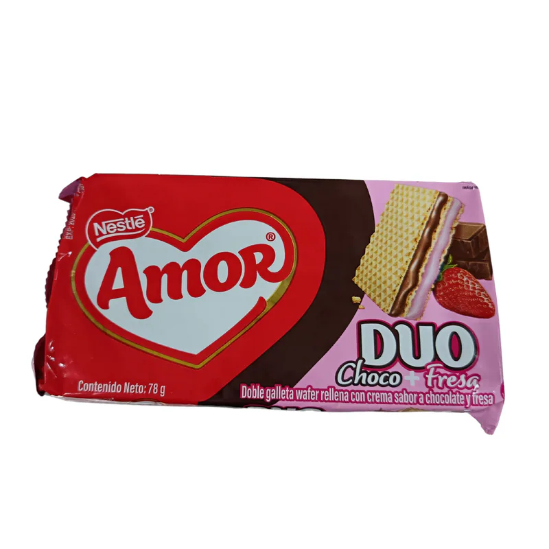 AMOR WAFERS CHOCOFRESA 78G EC