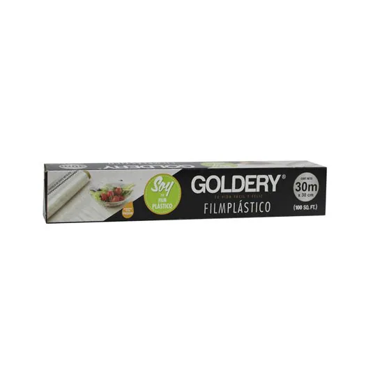 FILM PLASTICO ALIMENTOS 280MMX30 GOLDERY