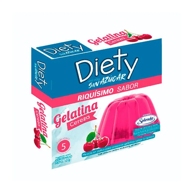 DIETY GELATINA CEREZA 12GR