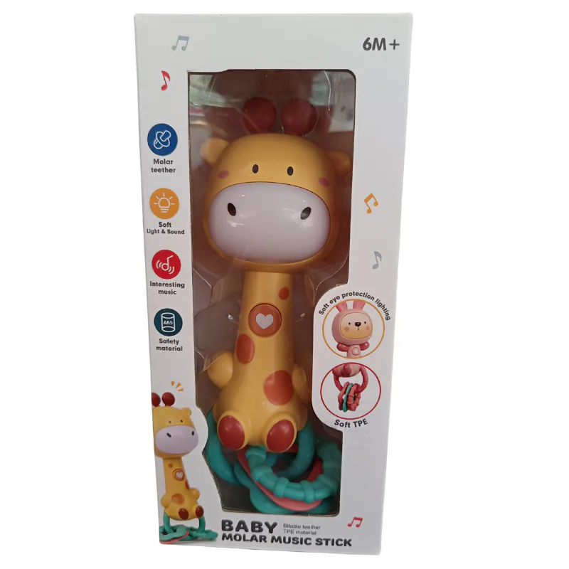 JUGUETE BEBE MOLAR MUSIC STICK ANIMALITO