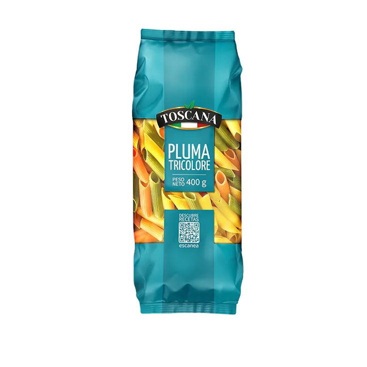 FIDEO TOSCANA ESPECIAL PLUMA TRICOLORE 400GR 24C