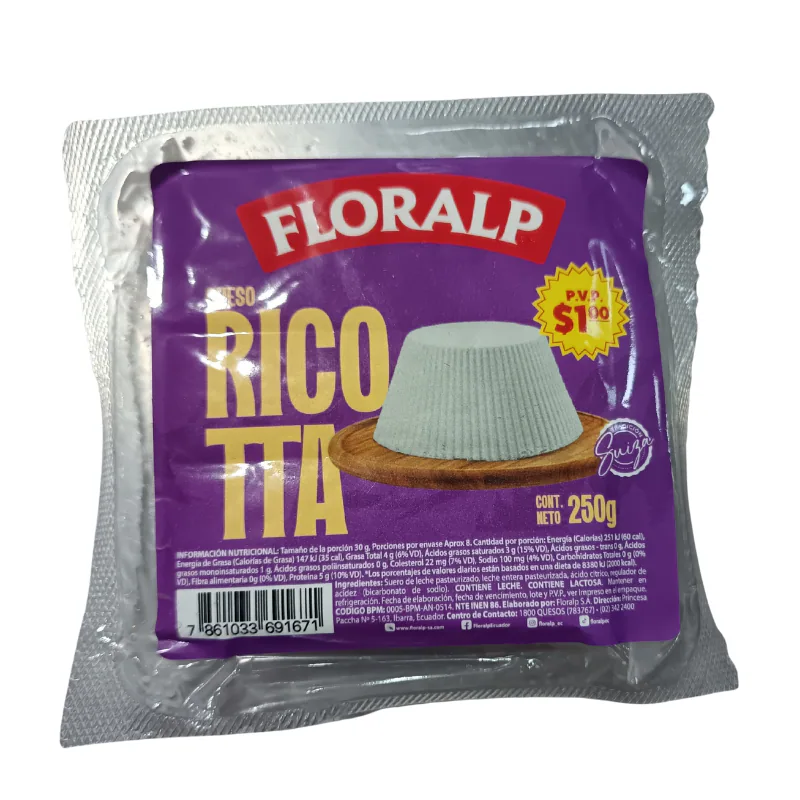 FLORALP QUESO RICOTTA 250G