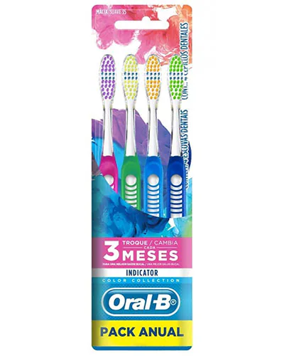 CEPILLO ORAL B INDICATOR PACK ANUAL X4