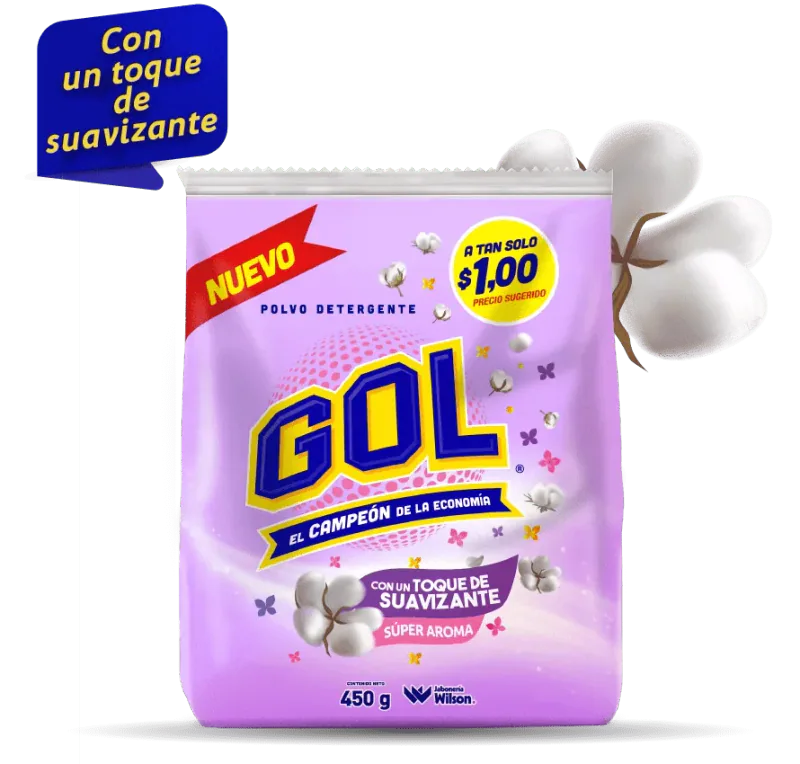 DETERGENTE GOL 450G CON SUAVIZANTE