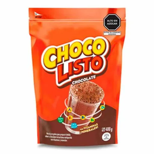 CHOCOLISTO CHOCOLATE FUNDA 400G CHOCOLATE