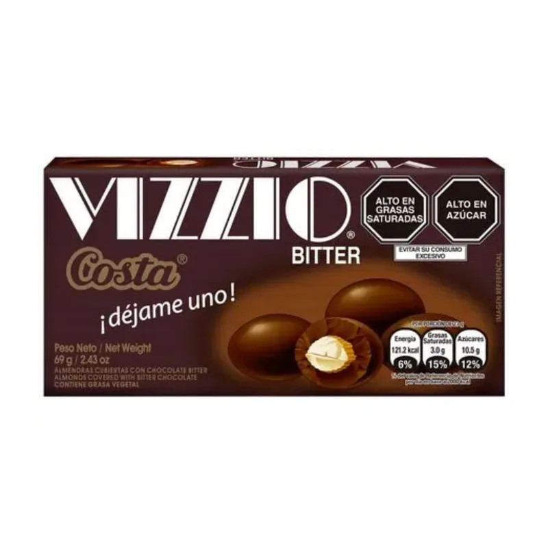 CHOCOLATE VIZZIO BITTER 69G
