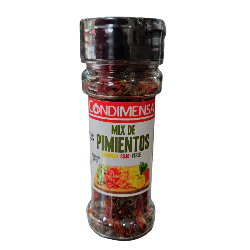 CONDIMENSA MIX DE PIMIENTOS FRASCO 25G