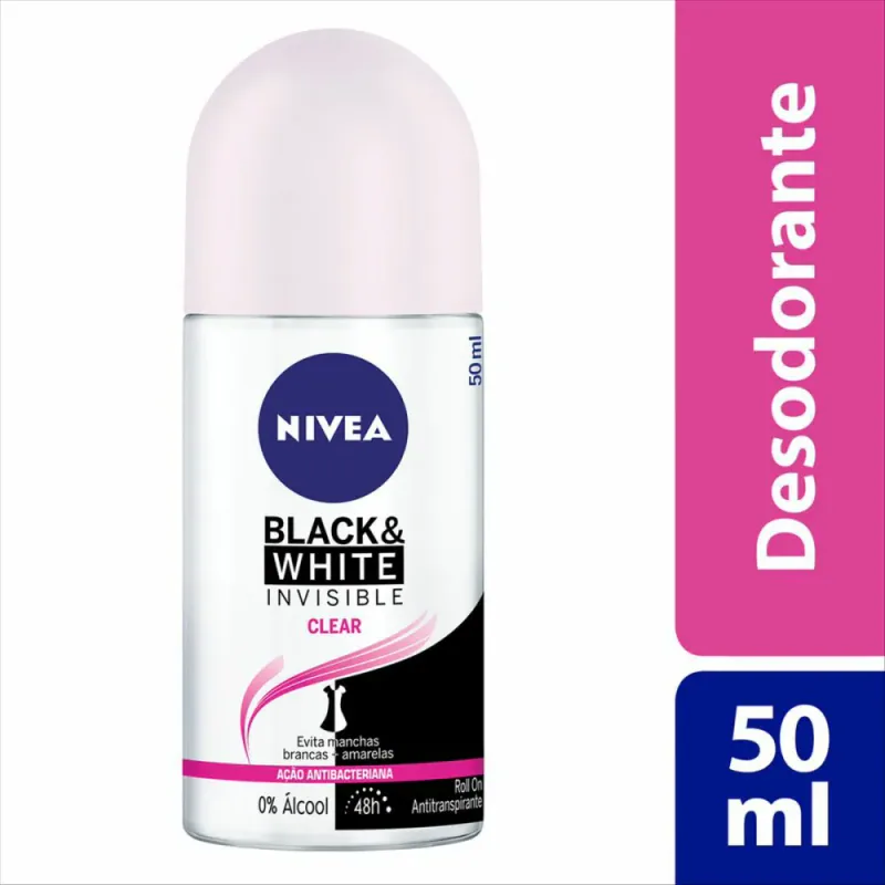 DESOD.NIVEA FEM INVI BLACK WHITE 50ml