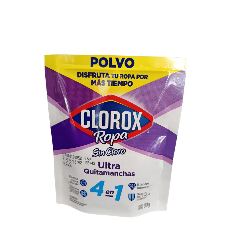 CLOROX ROPAPOLVO ULTRA QTM BLANCO 90G