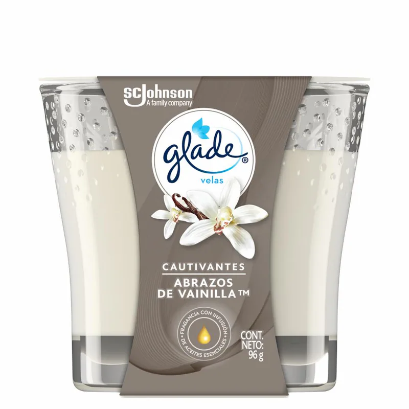 GLADE VELA 96GR ABRAZOS DE VAINILLA