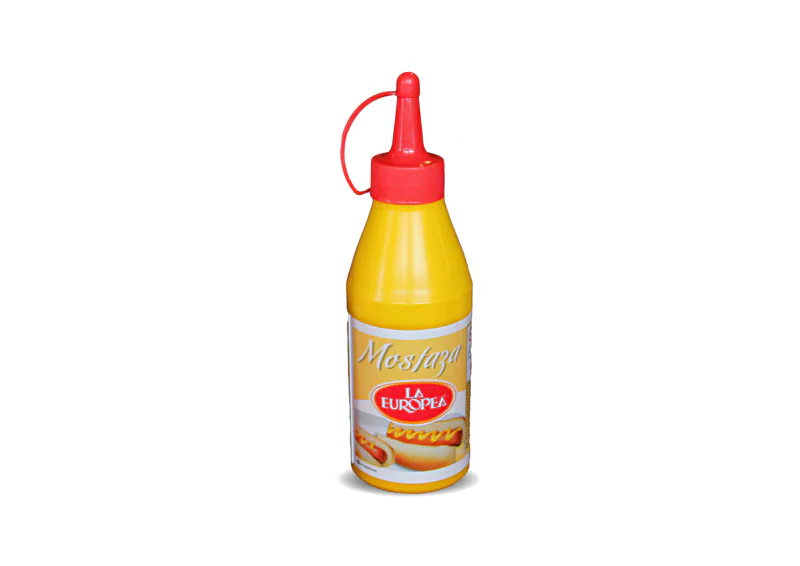 MOSTAZA EUROPEA PLASTICO 350GR/24
