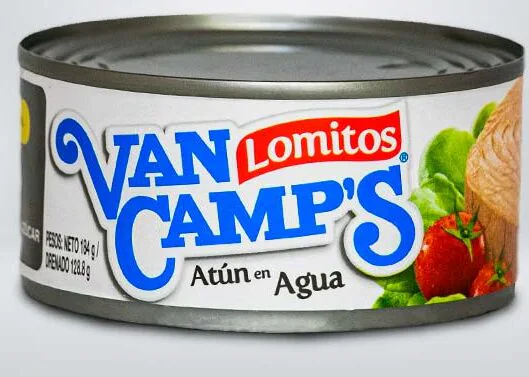 ATUN VAN CAMPS AGUA BLANCO 184G