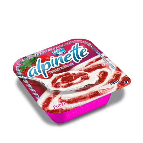 ALPINETTE CON FRESAS IMPOR 140G