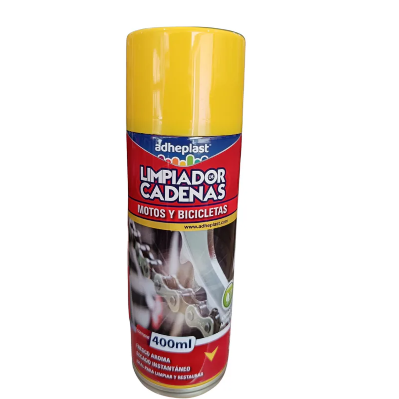 LIMPIADOR DECADENAS MOTOS Y BICICLETAS 400ML ADHEPLAST