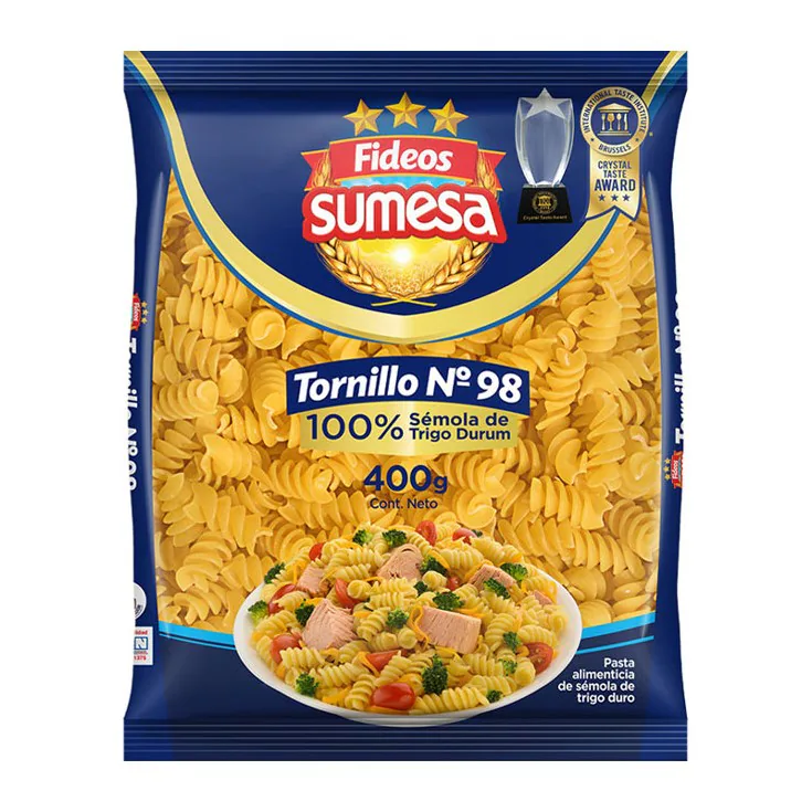 FIDEO SUMESA TORNILLO 25X400G