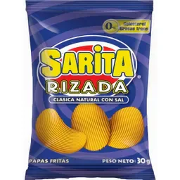 PAPA SARITA RIZADAS NATURAL 30 GR.