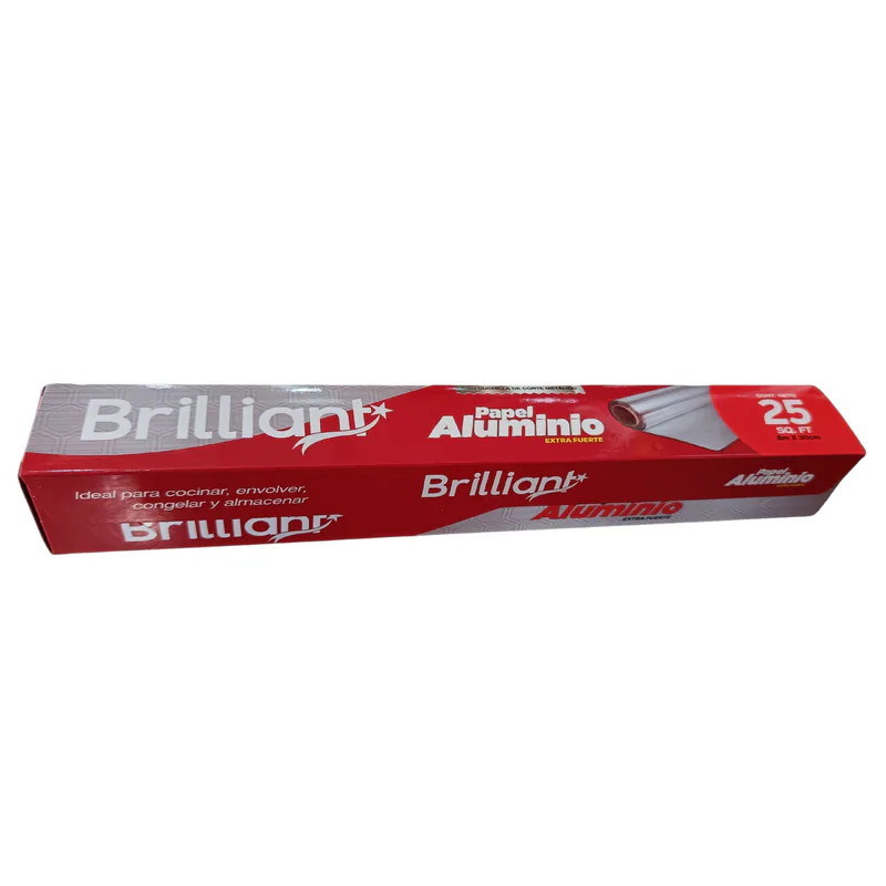 PAPEL ALUMINIO BRILLIANT 8M 30CM