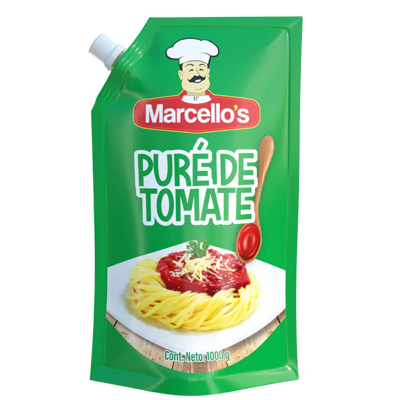 PURE DE TOMATE MARCELLOS DOYPACK 1000 G