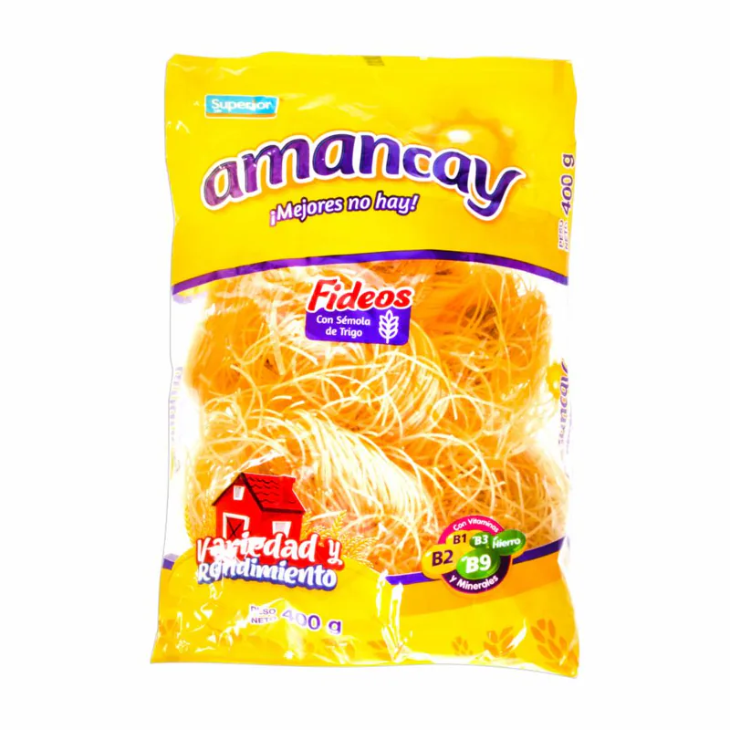 FIDEO CABELLO DE ANGEL 400GR AMANCAY (25)