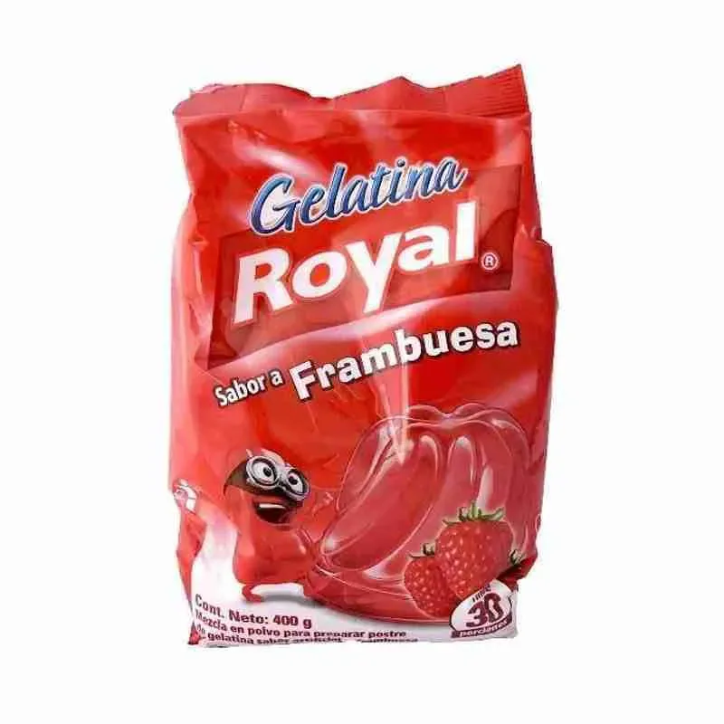 GELATINA ROYAL FRAMBUESA 385G