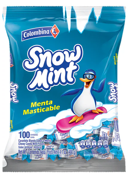 CARAMELOS SNOW MINT X100