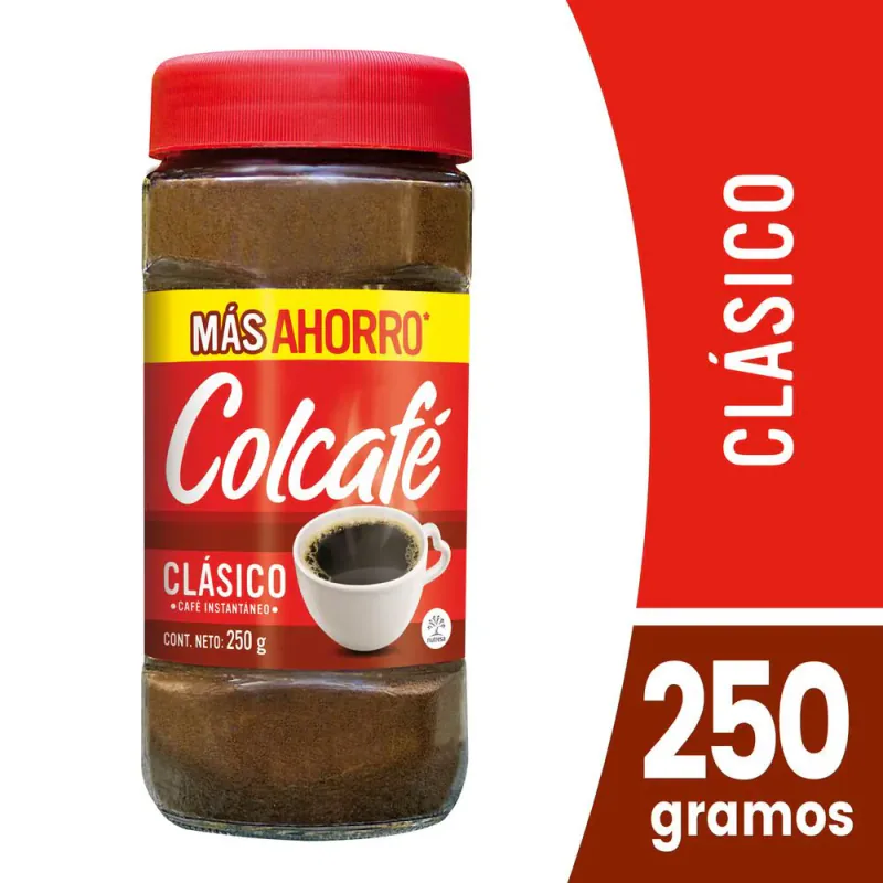 CAFE COLCAFE CLASICO INSTANTANEO POLVO 250 GR