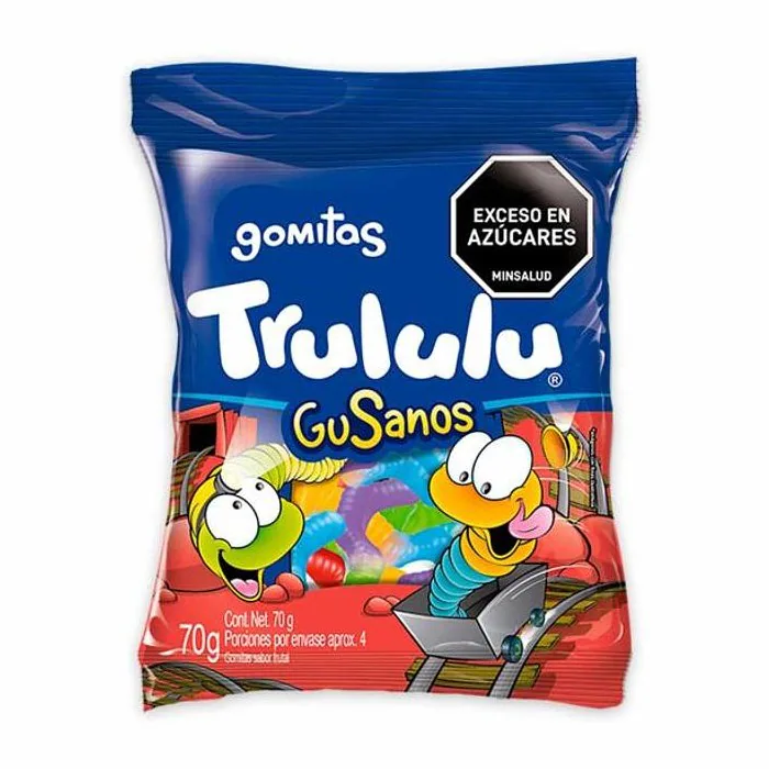 TRULULU GUSANOS GOMITAS 80G