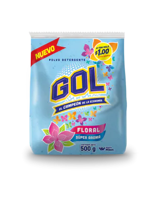 DETERGENTE GOL POLVO FLORAL 500GR
