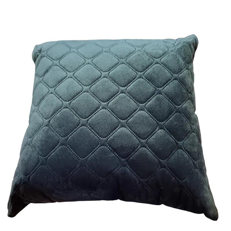 COJIN BELUR ULTRASONIDO 45X45 AZUL ACERO