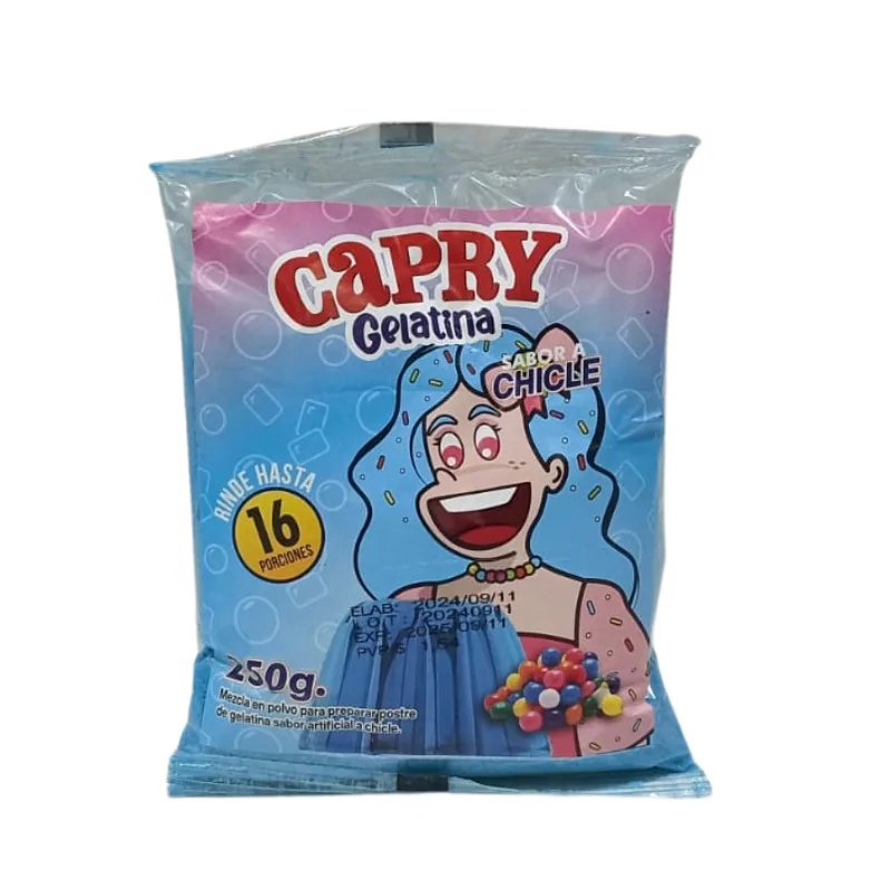 GELATINA CAPRI CHICLE 250 GX40 UNI.
