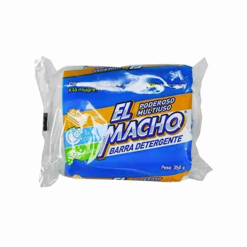 JABON EL MACHO AZUL BARRA GIGANTE 350GR