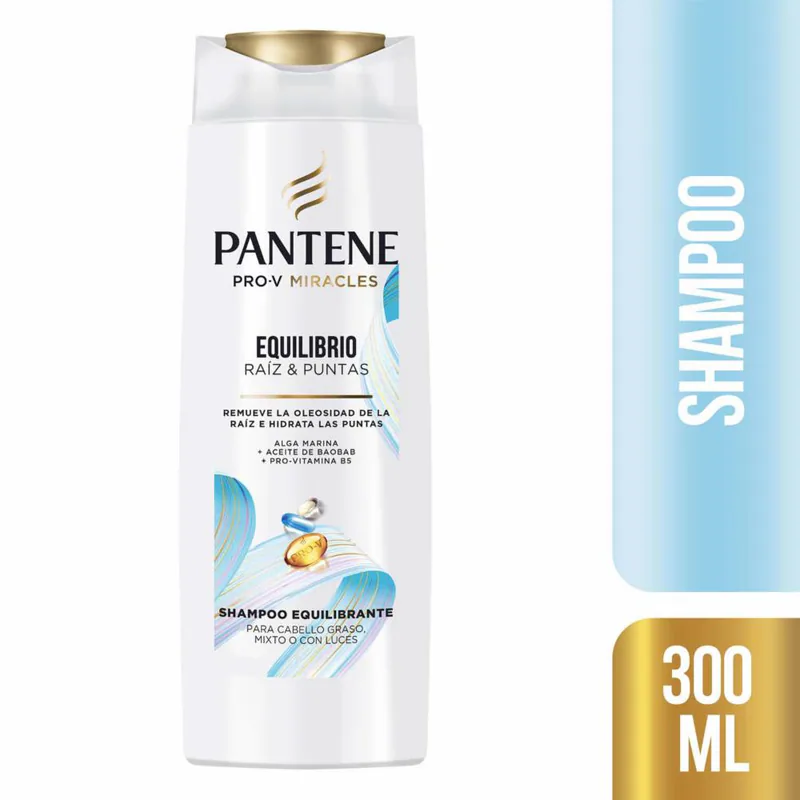 SHAMPOO PANTENE EQUILIBRIO RAIZ Y PUNTAS 300ML