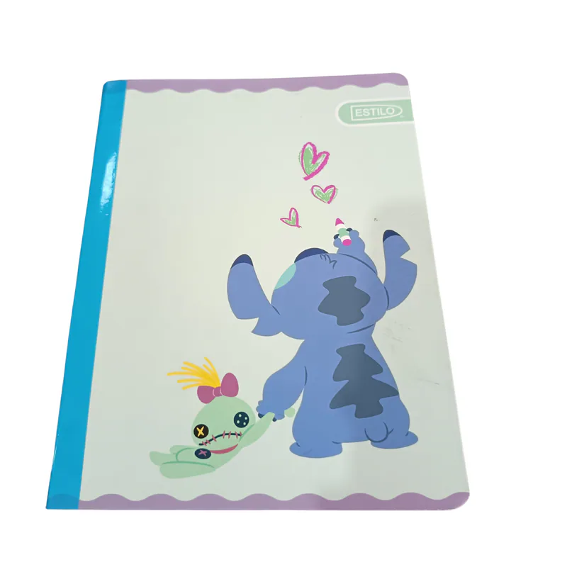 CUADERNO COSIDO CUDROS STITCH