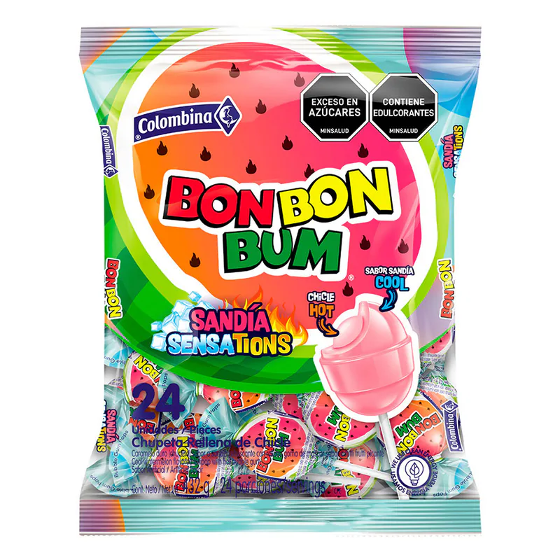CHUPETE BOM BOM BUM SENSATIONS 432G
